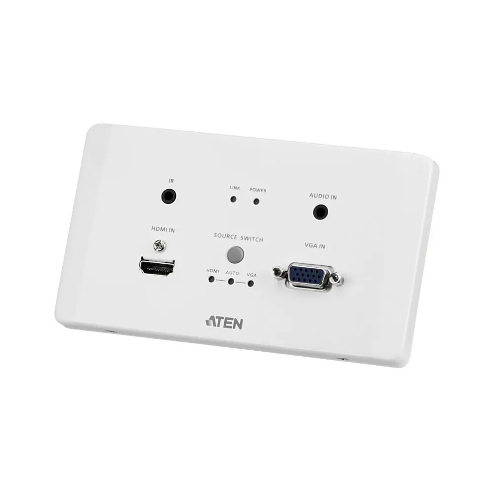 ATEN HDBaseT HDMI VGA Piastra da Parete 4K a 100m